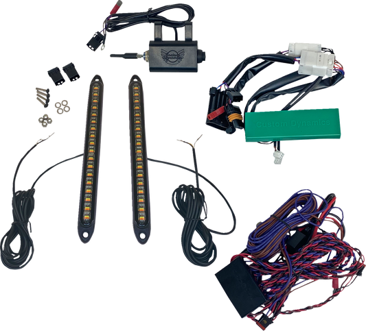 Custom Dynamics CD-SXS-RZRTRAIL Front and Rear LED Turn Signal Kit Polaris RZR - Moto-House MX