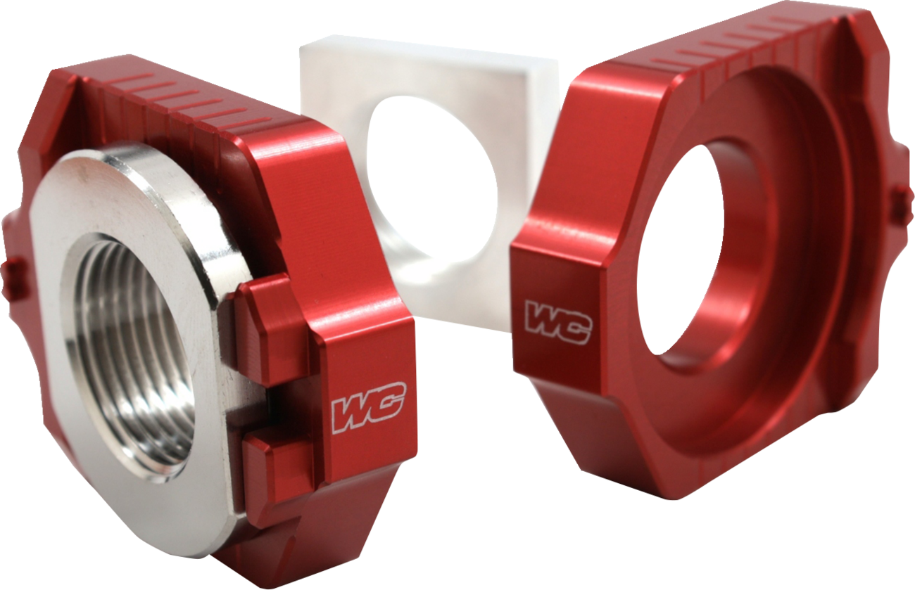 WORKS CONNECTION 17-256 Elite Axle Block Kit for Gas Gas, Husqvarna, KTM