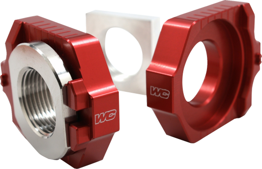 WORKS CONNECTION 17-256 Elite Axle Block Kit for Gas Gas, Husqvarna, KTM