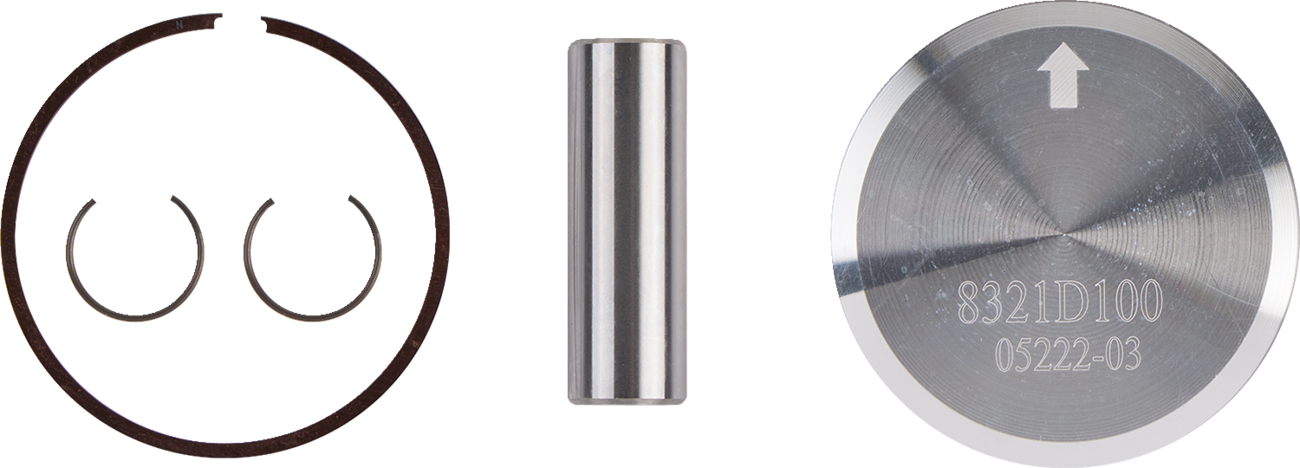 WOSSNER 8321D100 Piston Kit - 54.95 mm for Yamaha Motorcycles 2000-2023