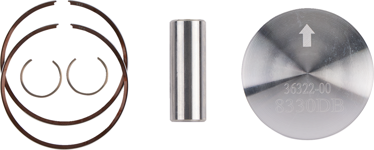 WOSSNER 8330DB Piston Kit 47.46 mm for Yamaha Motorcycles 2010-2023