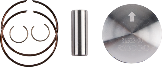 WOSSNER 8330DC Piston Kit - 47.47 mm for Yamaha Motorcycles 2000-2023