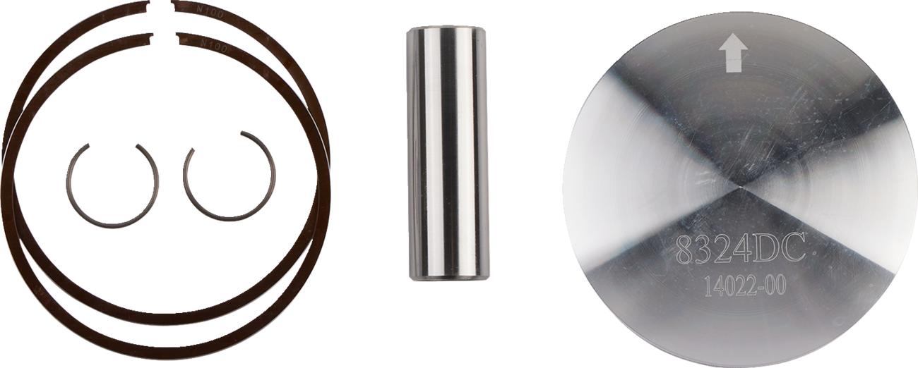 WOSSNER 8324DC Piston Kit - 72.97 mm High-Performance OEM Replacement for Beta