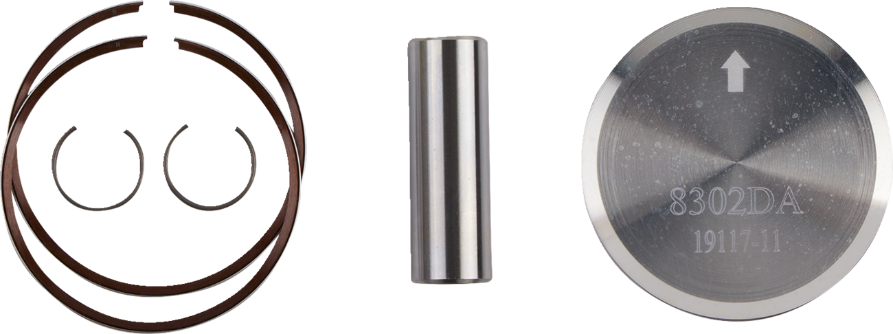WOSSNER 8302DA Piston Kit - 53.95 mm for Yamaha Motorcycles 2000-2023