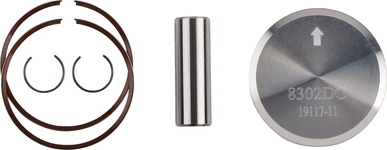 WOSSNER 8302DC Piston Kit - 54mm for Yamaha Motorcycles 2000-2023