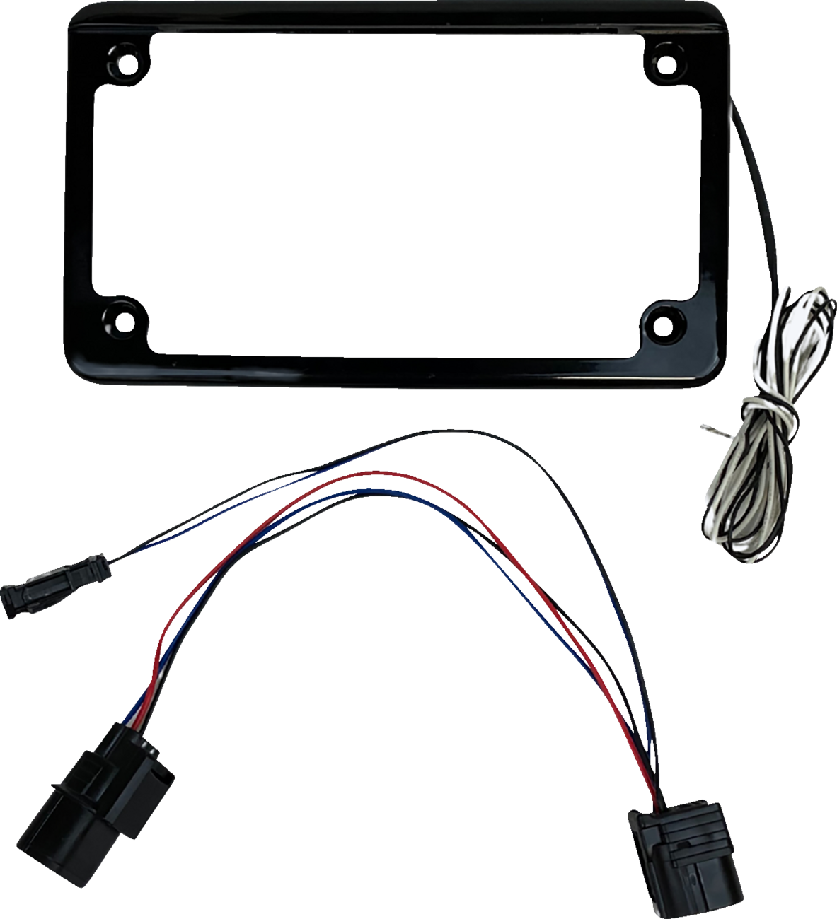 Custom Dynamics CD-LPF-TA LED License Plate Frame Honda Talon Gloss Black - Moto-House MX