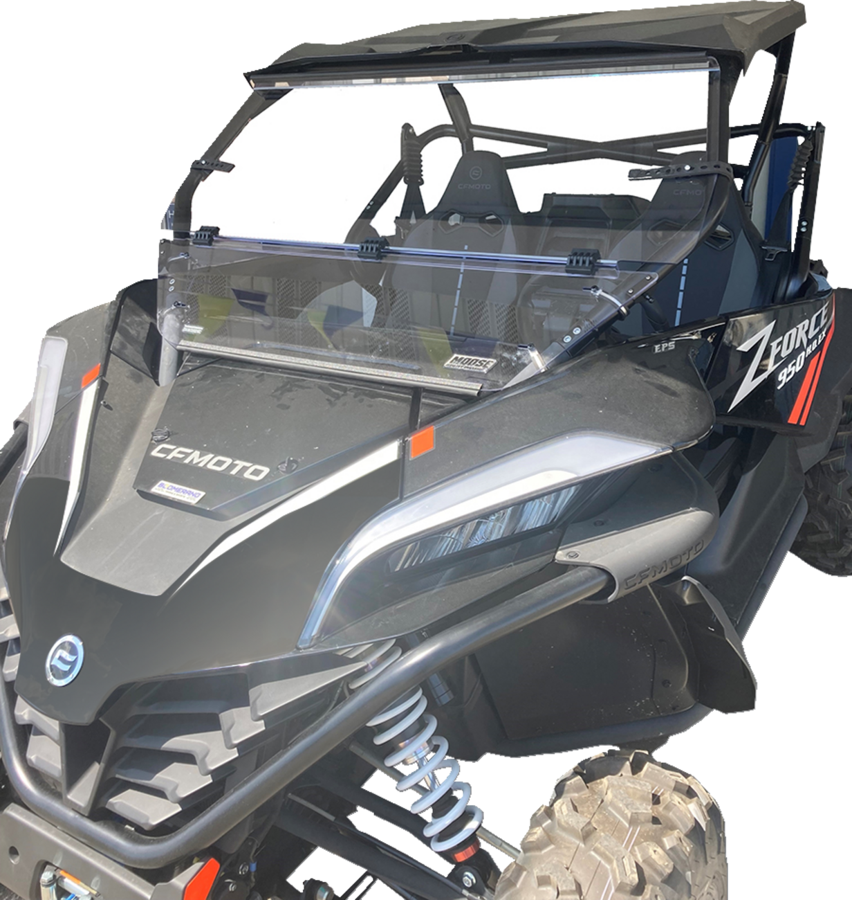 Moose Offroad LEMA100-0050 Full Folding Windshield 2024+ UTV Utility Vehicle