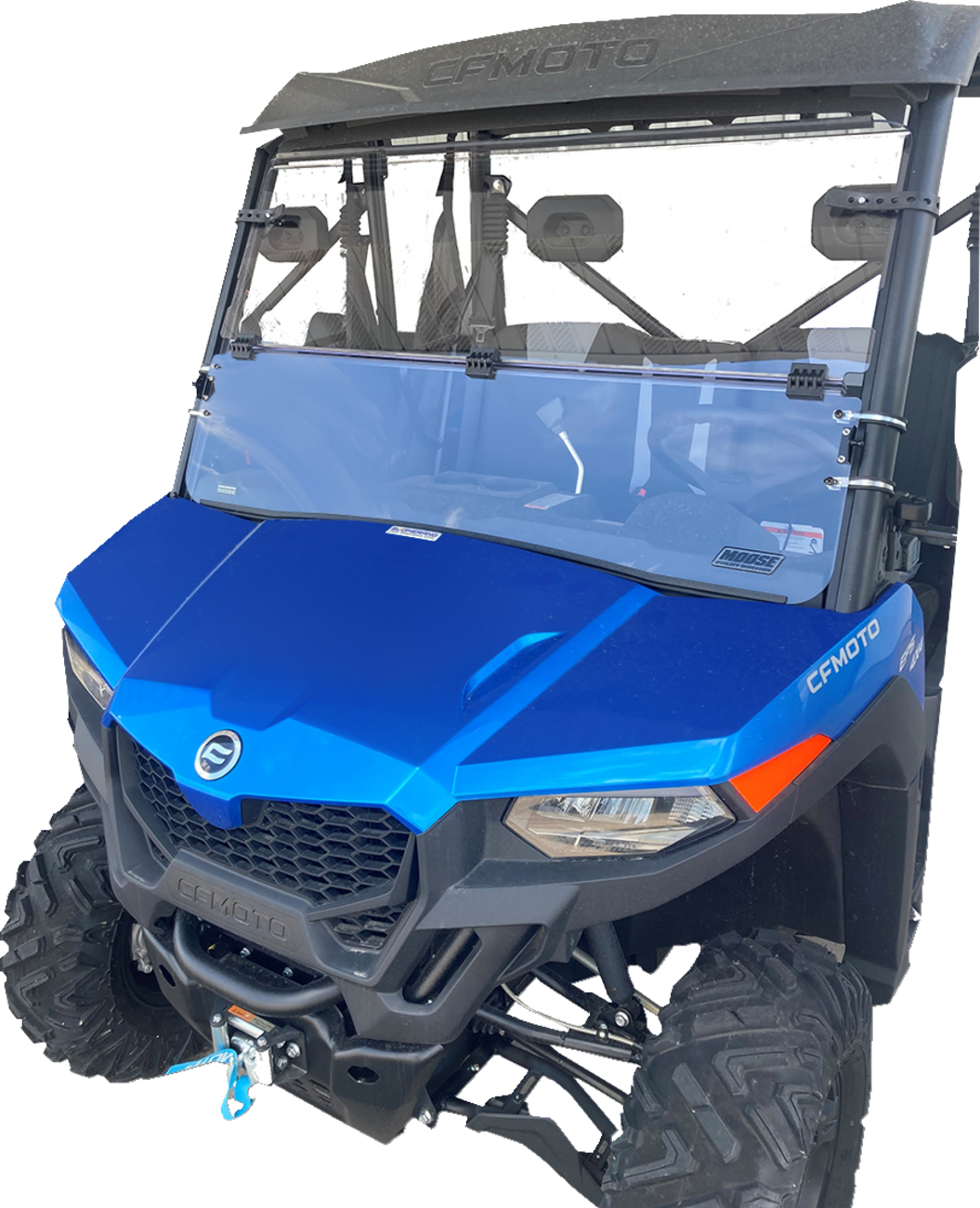 Moose Offroad 2317-0492 Full Folding Polycarbonate Windshield CFMOTO UFORCE 600 Moto House MX