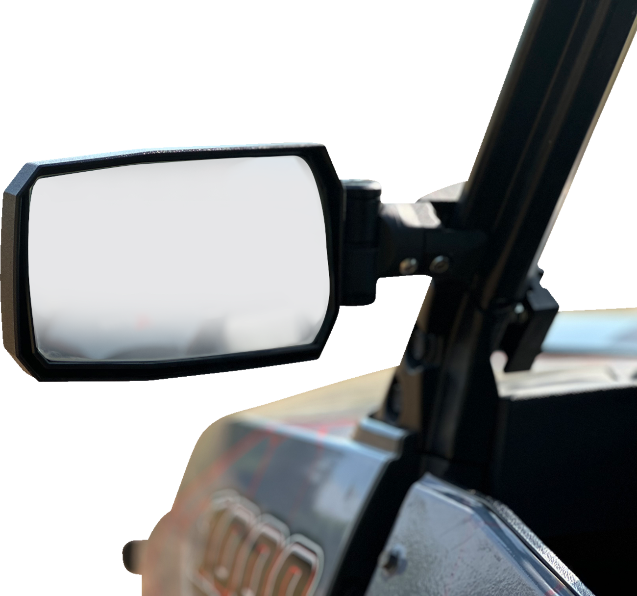 SEIZMIK Mirror - Side View - Rectangle - Black