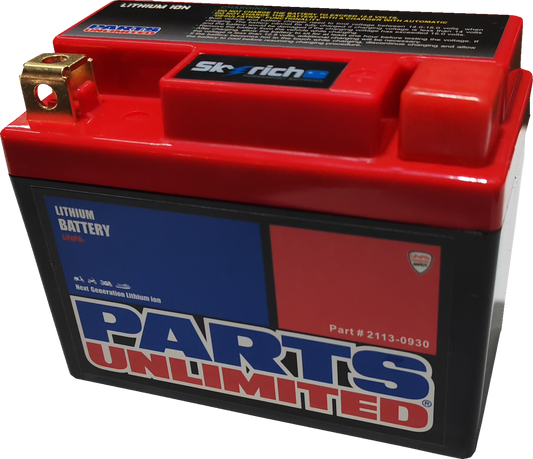 Parts Unlimited HJ01L-FP Lithium LiFePO4 UTV Battery 150 CCA Right Post Positive - Moto-House MX