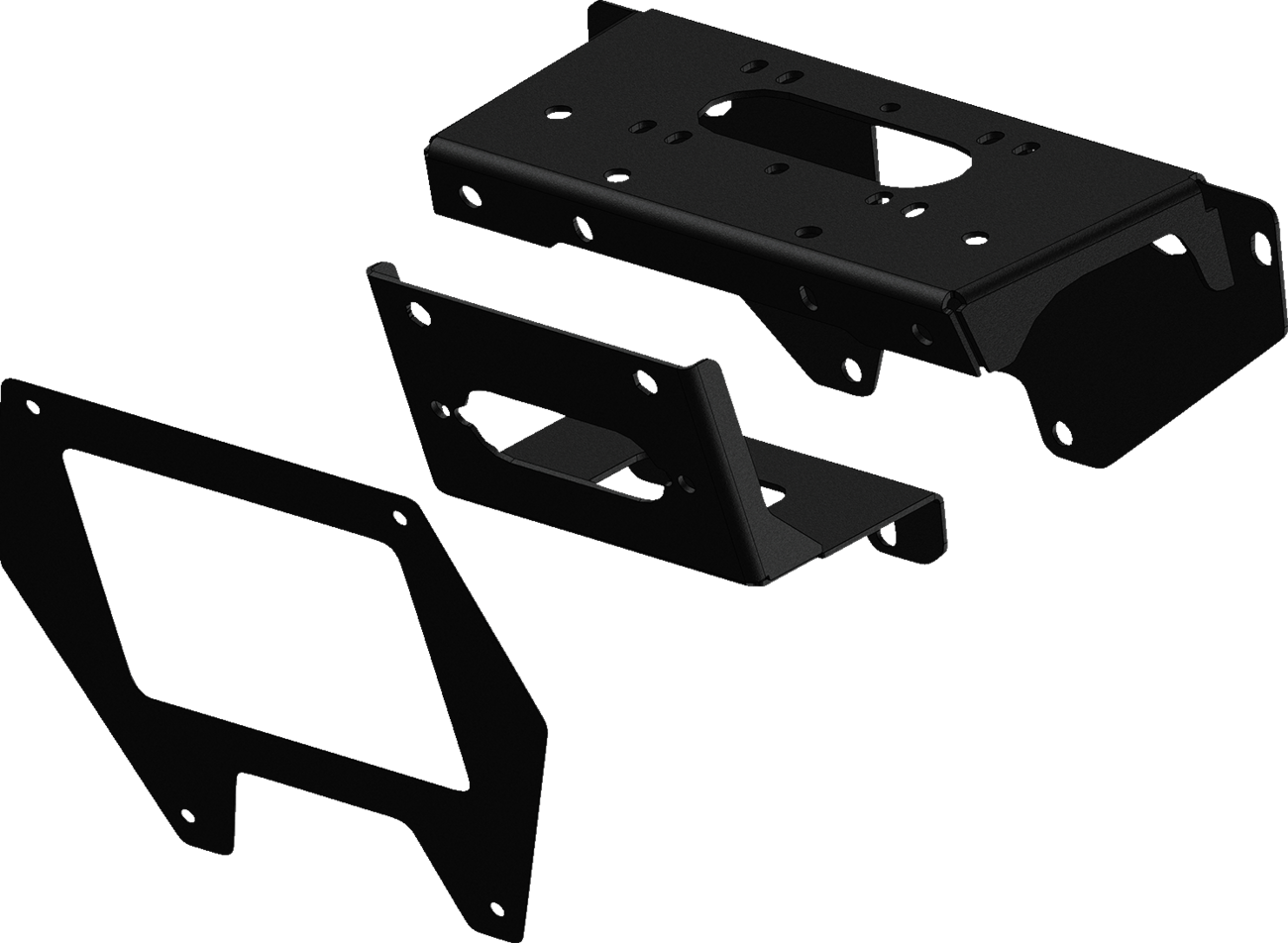 KFI PRODUCTS Winch Mount for Polaris RZR 101790 – Heavy-Duty Steel Construction