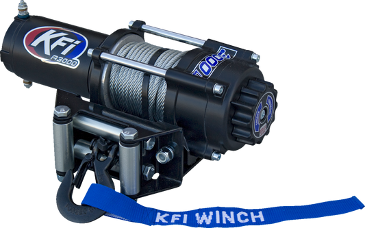 KFI PRODUCTS A3000 ATV Winch - 3000 lb Steel Cable for ATV Recovery