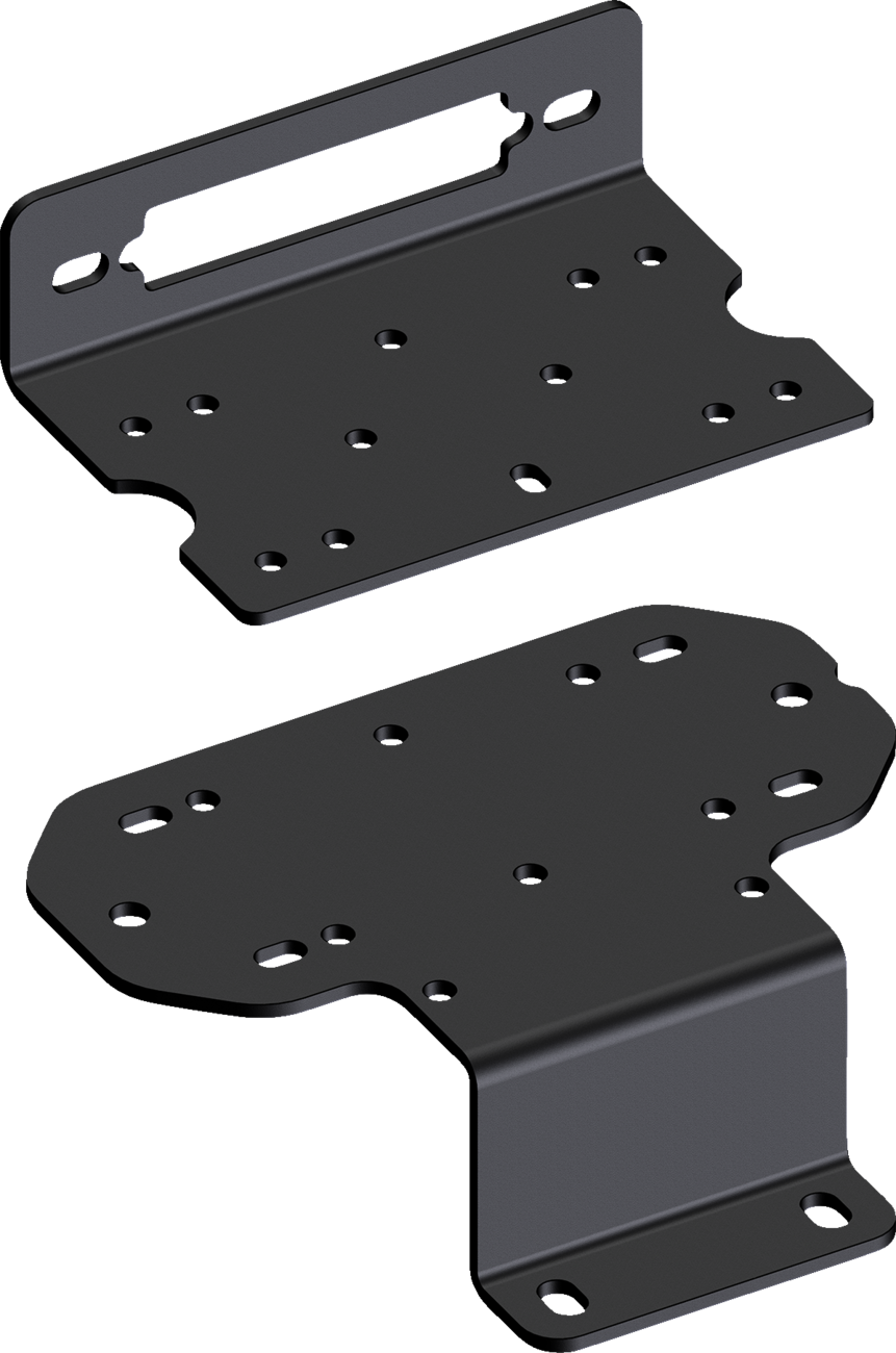 KFI PRODUCTS Winch Mount for Yamaha Rhino 102550 - Steel, Powder Coated Fitment