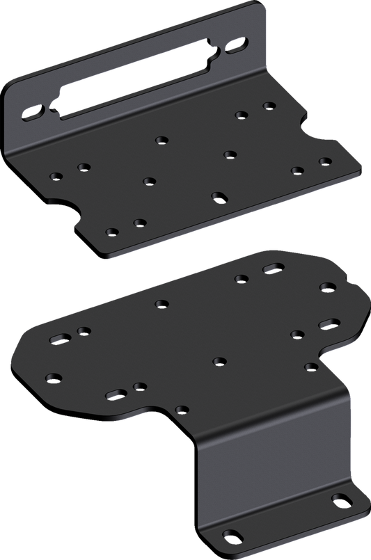 KFI PRODUCTS Winch Mount for Yamaha Rhino 102550 - Steel, Powder Coated Fitment