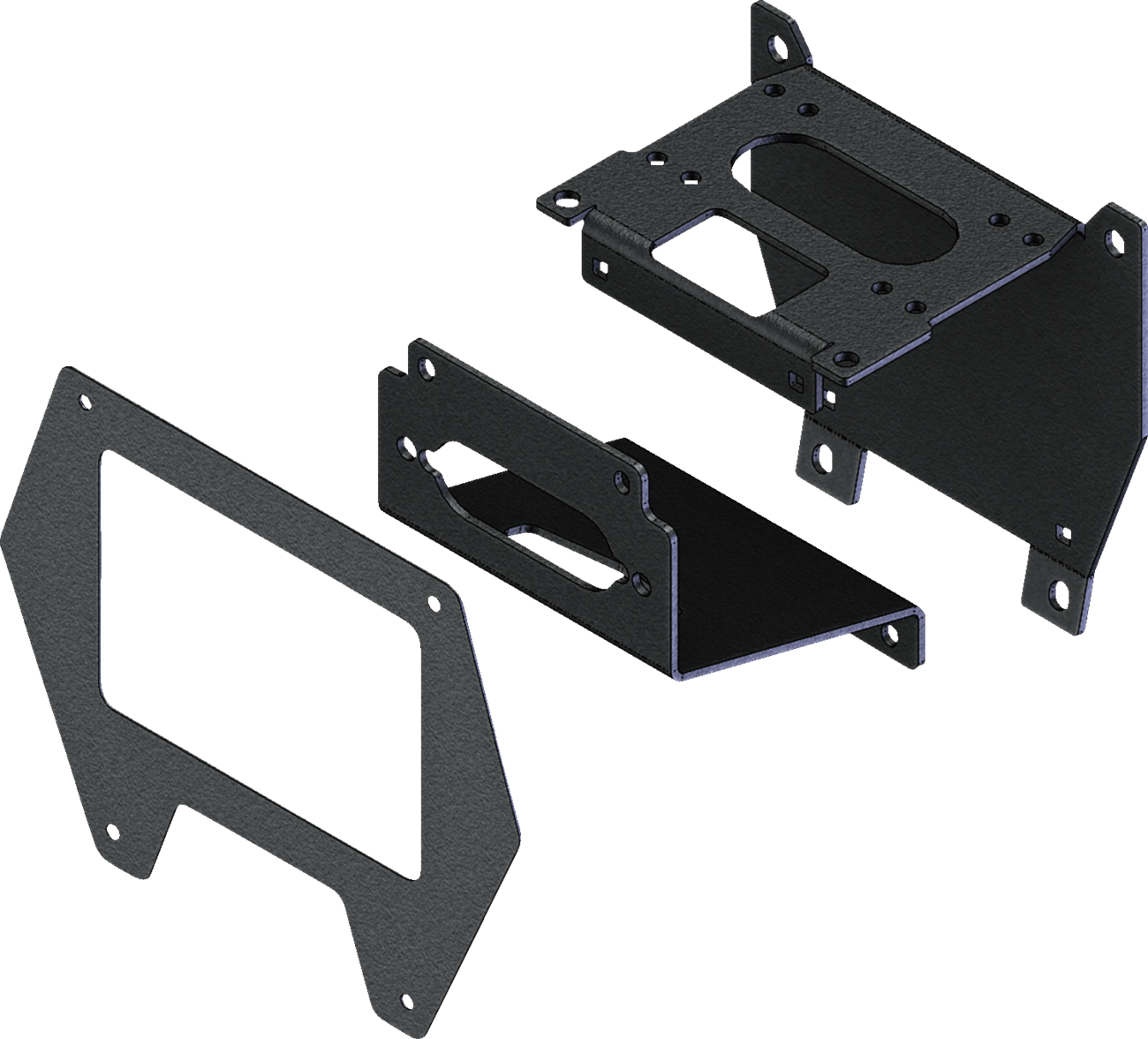 KFI PRODUCTS Polaris Winch Mount 102050 for ATV & UTV Builds