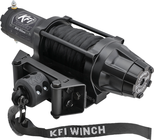 KFI PRODUCTS AS-50WX Assault Winch 5000 lb Synthetic Cable for ATV