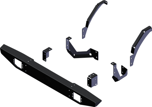 KFI PRODUCTS Rear Bumper for Polaris Xpedition 102105 - Formed, Textured Black