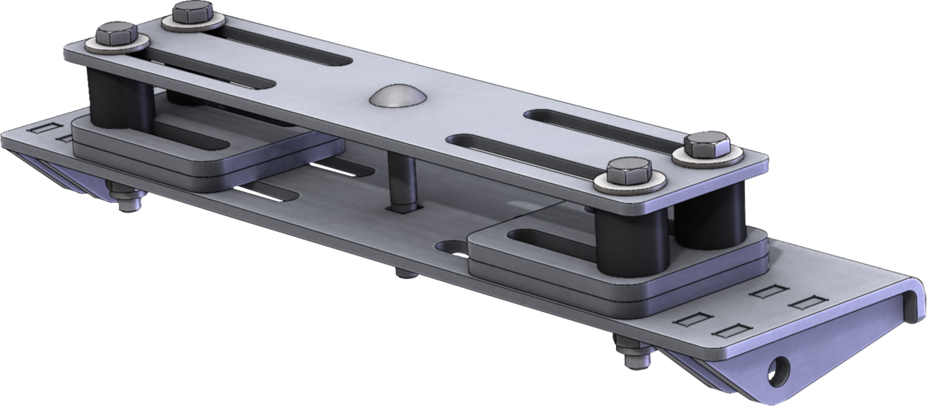 KFI PRODUCTS Hybrid Plow Mount 105515-R for ATV Frame Compatibility