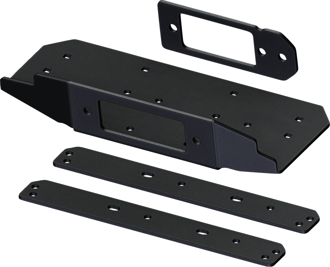 KFI Products Upper Winch Mount for Can-Am UTV OEM Bumper - Fits Popular Winches