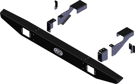 KFI PRODUCTS Rear Bumper for Polaris Ranger 2004-2016, Textured Black