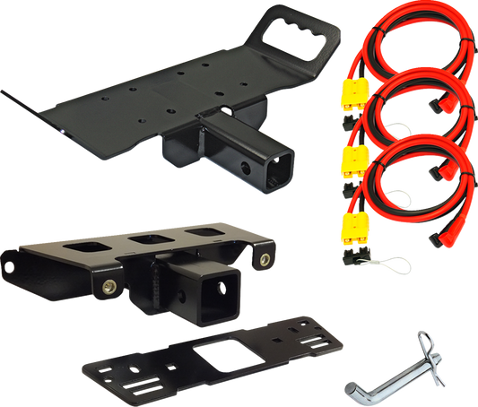 KFI PRODUCTS Multi-Mount Winch Kit UTV-1080 for Polaris & Gravely UTVs