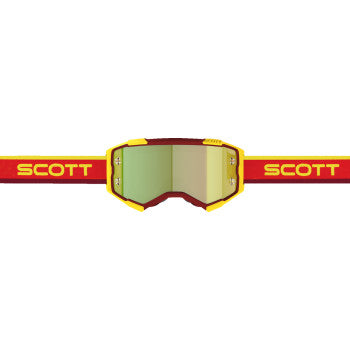 Scott Fury Motocross Goggle - 272828-1648289 - Retro Red/Yellow - Yellow Works | Moto-House MX