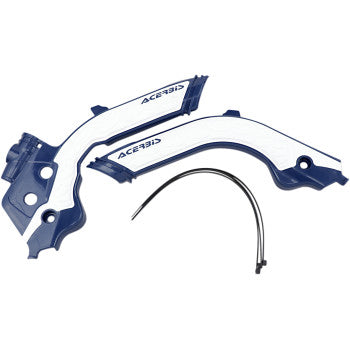 Acerbis X-Grip Frame Guards - 2019-2023 Husqvarna TC 125, TC 250, FC 250, FC 350, and FC 450