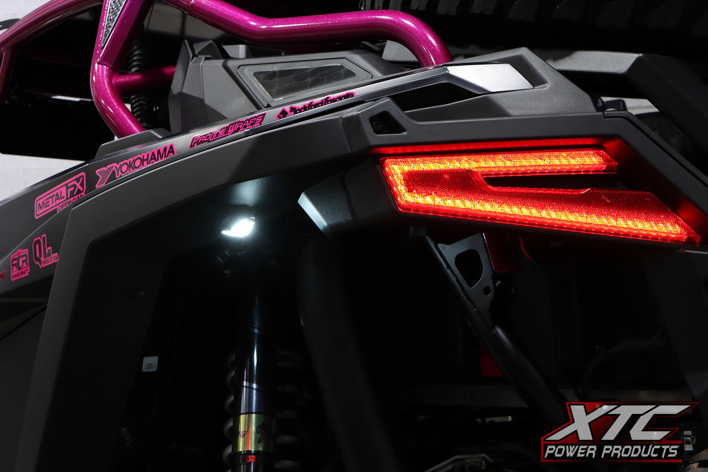 XTC Power Products XLITE-8PODS-RGBW 2020+ UTV Rock Light Kit RGB White