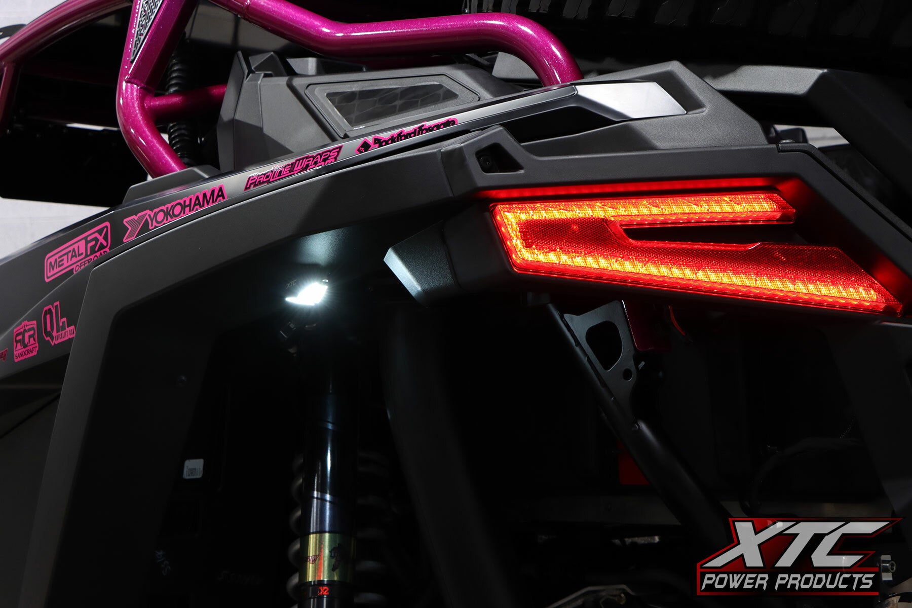 XTC Power Products XLITE-8PODS-RGBW 2020+ UTV Rock Light Kit RGB White