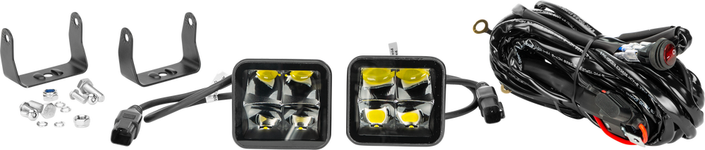 Open Trail Stealth series spot beam LED pod kit with high-intensity Osram LEDs part 12-9068.
