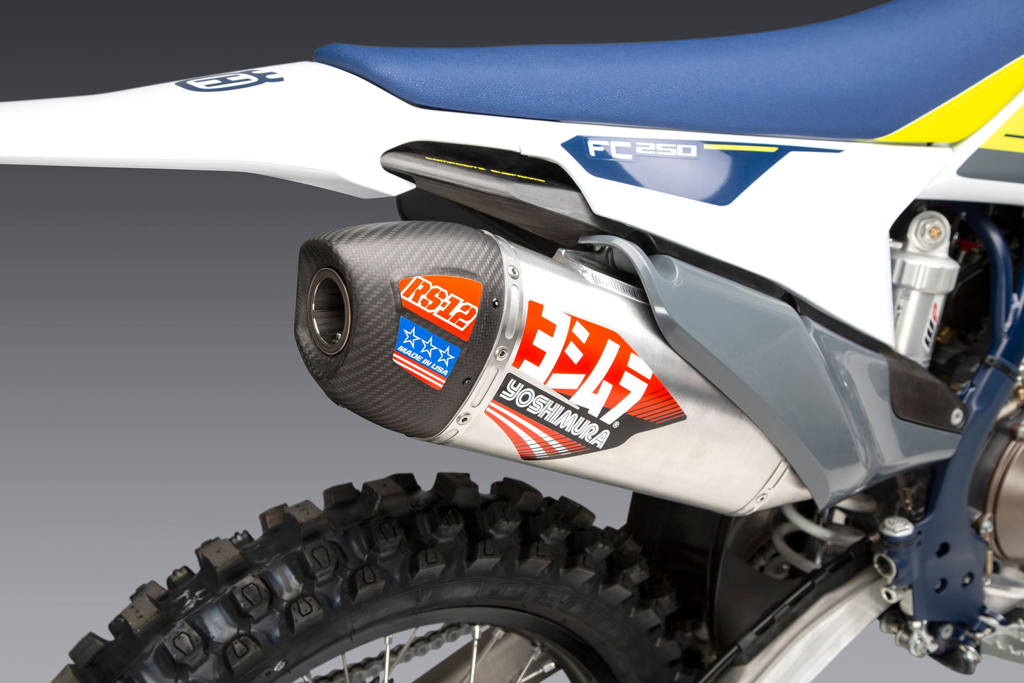 Yoshimura 262520S320 RS-12 Stainless Full Exhaust with Aluminum Muffler for 2019-2022 KTM 350 SX-F - Moto-House MX