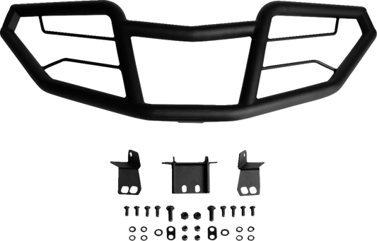 MOOSE OFFROAD 0530-1669 Black Tubular Steel Front Bumper for Yamaha Wolverine RMAX 1000 XT-R and Limited - Moto-House MX