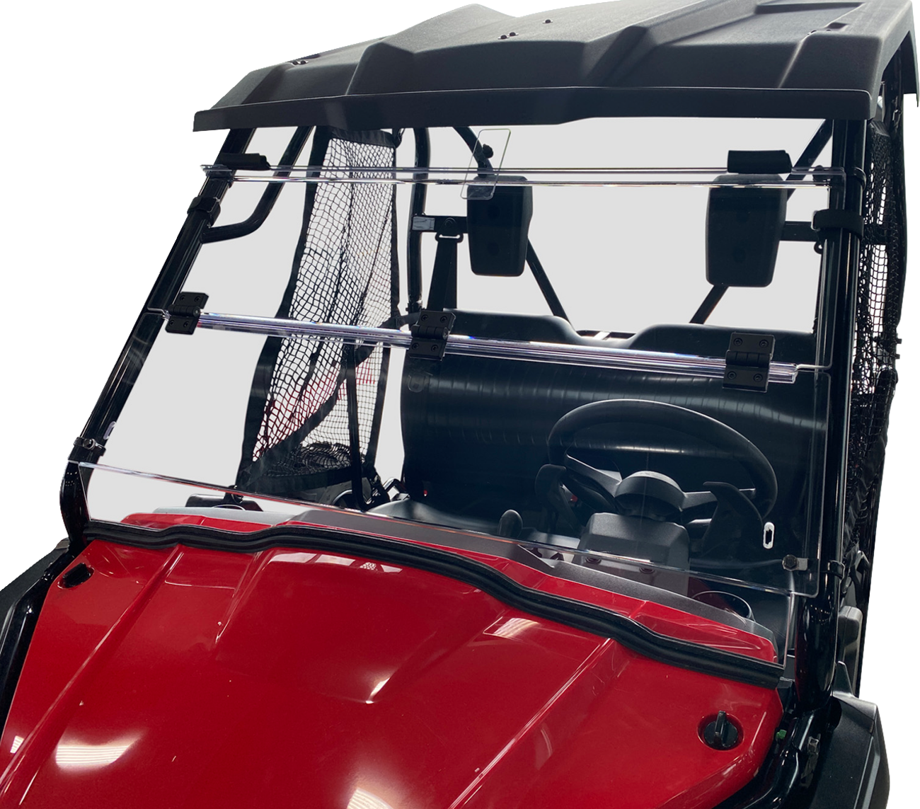 Moose Offroad V000351-12200M Full Folding Windshield Deluxe for Pioneer UTVs 1000 & 700