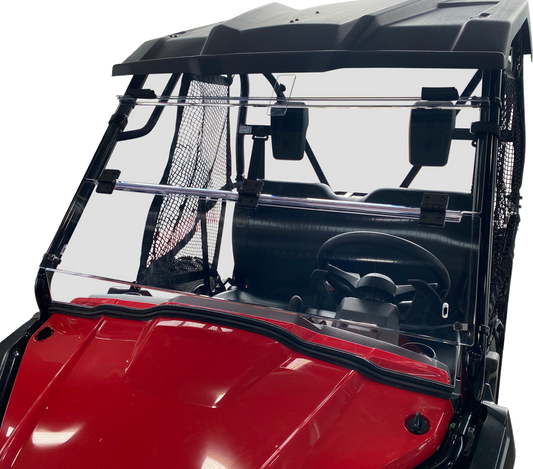 Moose Offroad 2317-0530 Deluxe Full Folding Polycarbonate Windshield Honda Pioneer 500 520 Moto House MX