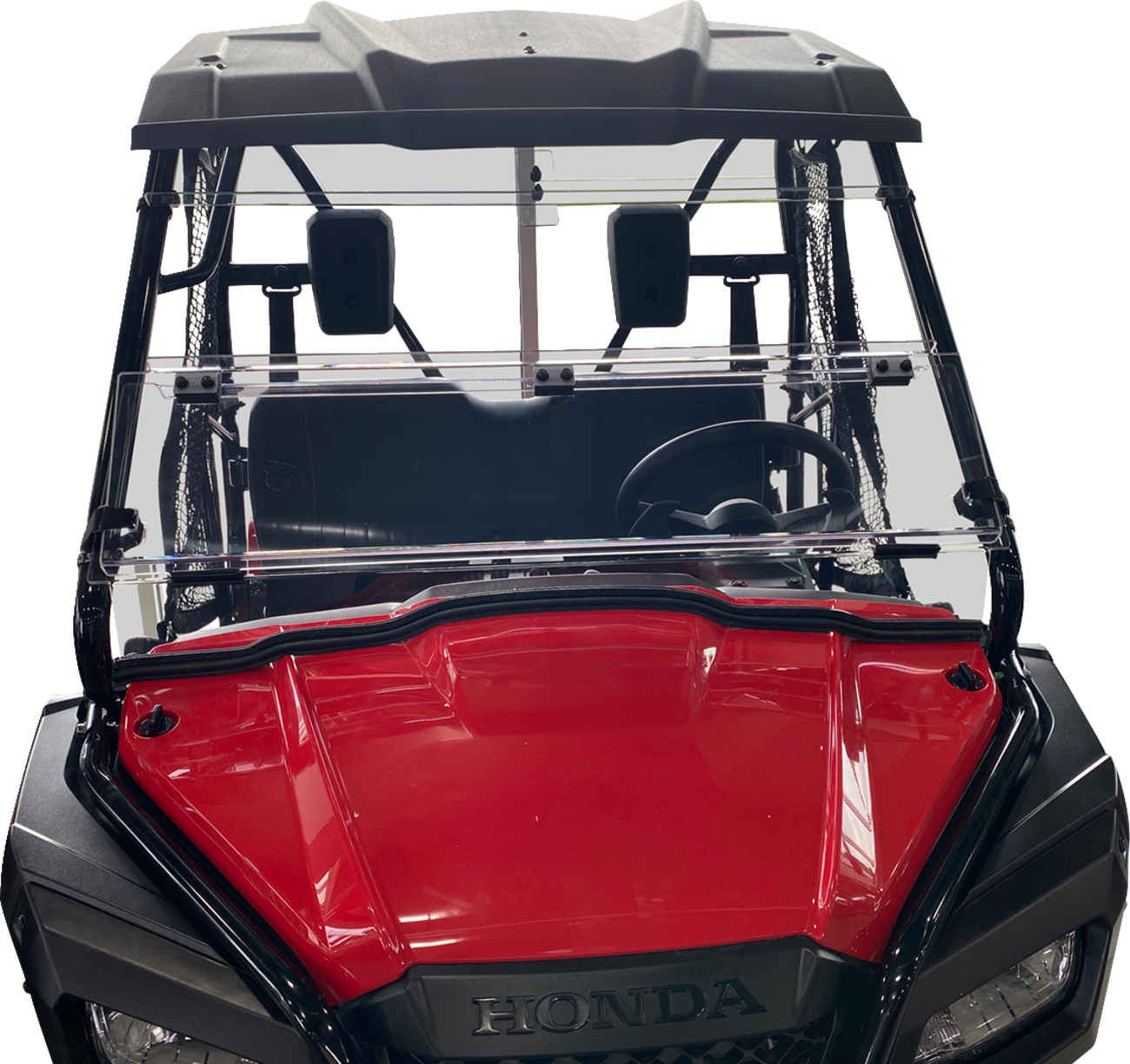 Moose Offroad V000351-12200M Full Folding Windshield Deluxe for Pioneer UTVs 1000 & 700