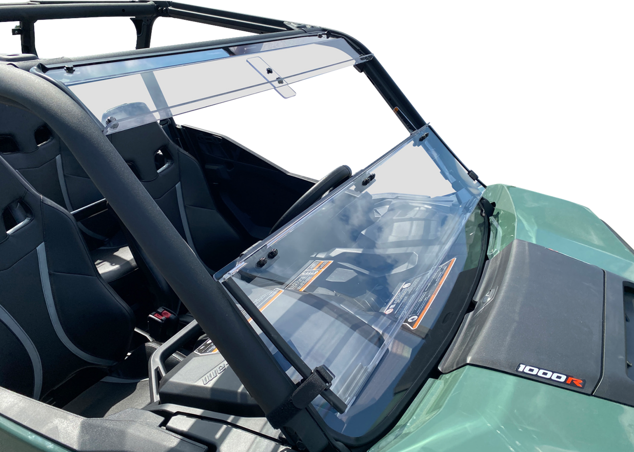 Moose Offroad V000292-12200M Full Folding Windshield for Can-Am Models 2020-2024