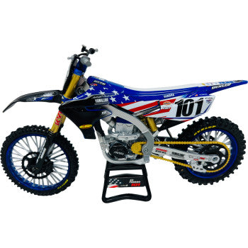 Yamaha YZ450F Motocross of Nations Bike - Eli Tomac - 1:12 Scale - Red/Blue/Yellow - New Ray Toys | Moto-House MX