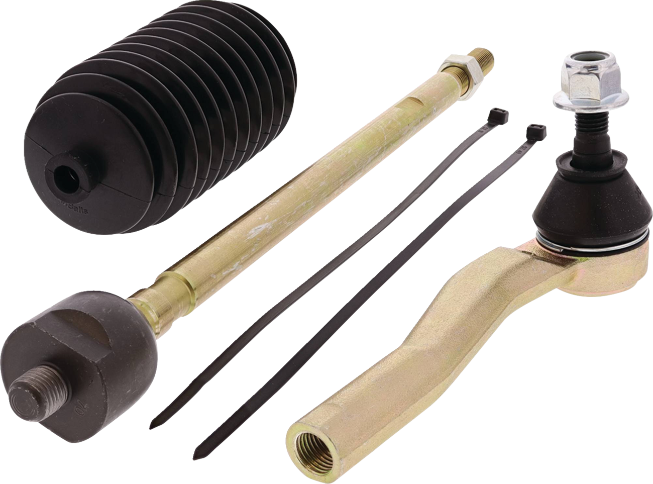 MOOSE OFFROAD 0430-1304 Heavy Duty Forged Steel Right Hand Steering Rack Alignment Outer Tie Rod End Ball Joint Kit for Polaris Ranger 1000 XP 1000 Crew NorthStar Premium Trail Boss High Lifter Texas Full Size Kinetic 4x4 UTV Side by Sides - Moto-House MX