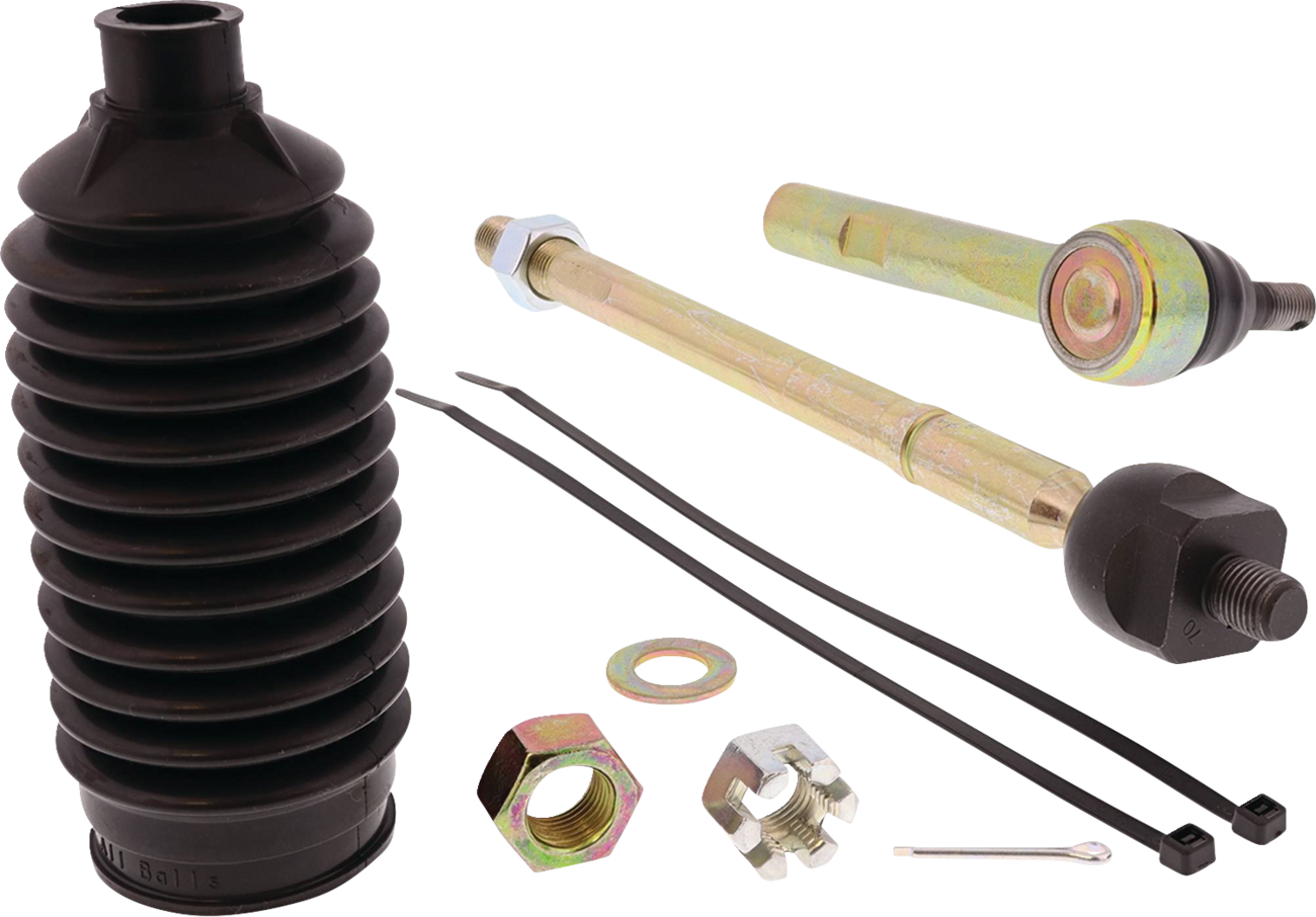MOOSE OFFROAD 0430-1308 Heavy Duty Forged Steel Universal Left or Right Hand Steering Rack Alignment Outer Tie Rod End Ball Joint Kit for Kawasaki KAF820 KAF1000 Mule PRO FX FXT FXR DX DXT EPS LE Diesel Ranch Edition 4x4 UTV Side by Sides - Moto-House MX
