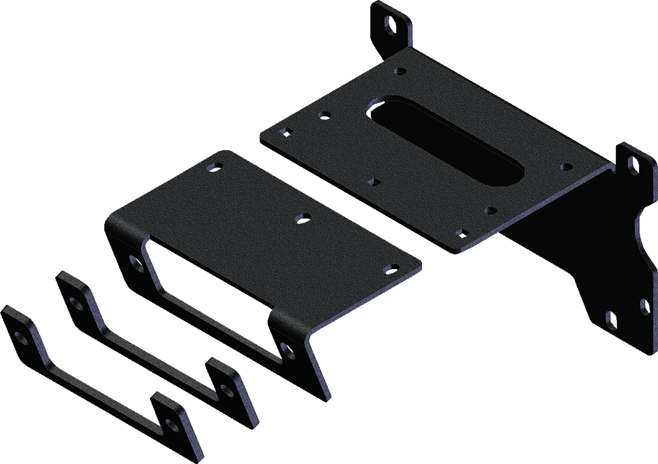 KFI PRODUCTS Winch Mount - Polaris 102180 Heavy Duty Steel Fitment