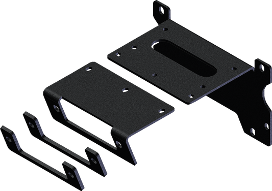 KFI PRODUCTS Winch Mount - Polaris 102180 Heavy Duty Steel Fitment