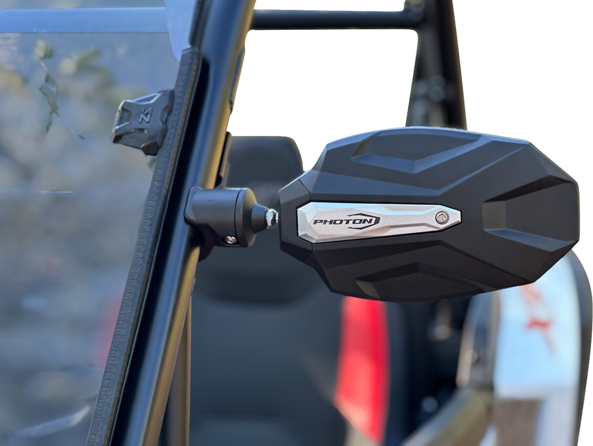 Open Rops Utv Seizmik Photon Side View Mirrors 56-18112 — UTV Universal 1.75