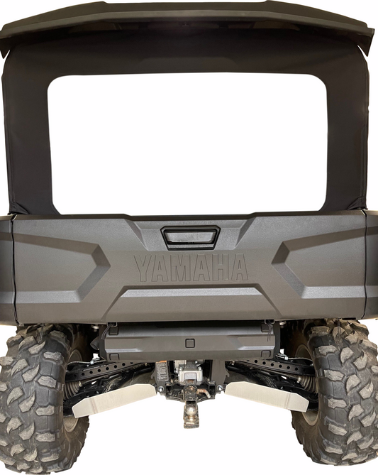 MOOSE OFFROAD 0521-2116 Rear Dust Panel Windscreen with Clear Window for Yamaha Wolverine X4 850 XT-R - Moto-House MX