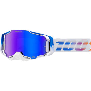 100% Armega Goggles 50003-00011 NeoHiPER Blue Mirror