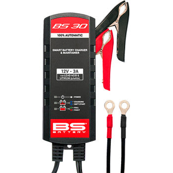 BS Battery - Battery Charger/Maintainer - BS 30 - 12V - 700572 - Lead Acid & Lithium