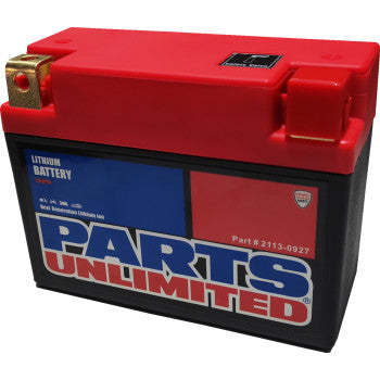 Parts Unlimited 2113-0927 Lithium Ion Battery!