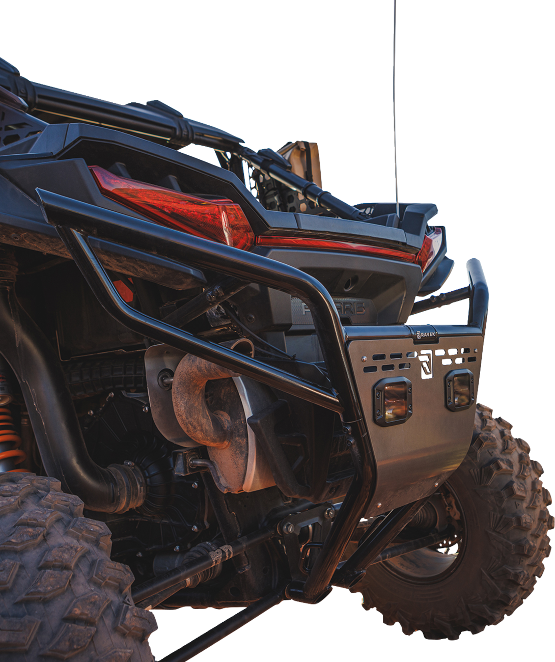 RAVEK 64-308BKL 2020-23 Polaris RZR Rear Bumper Reverse LED Lights