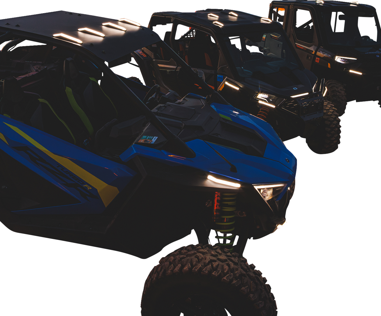 RAVEK Apex Lights - Running - UTV RZR