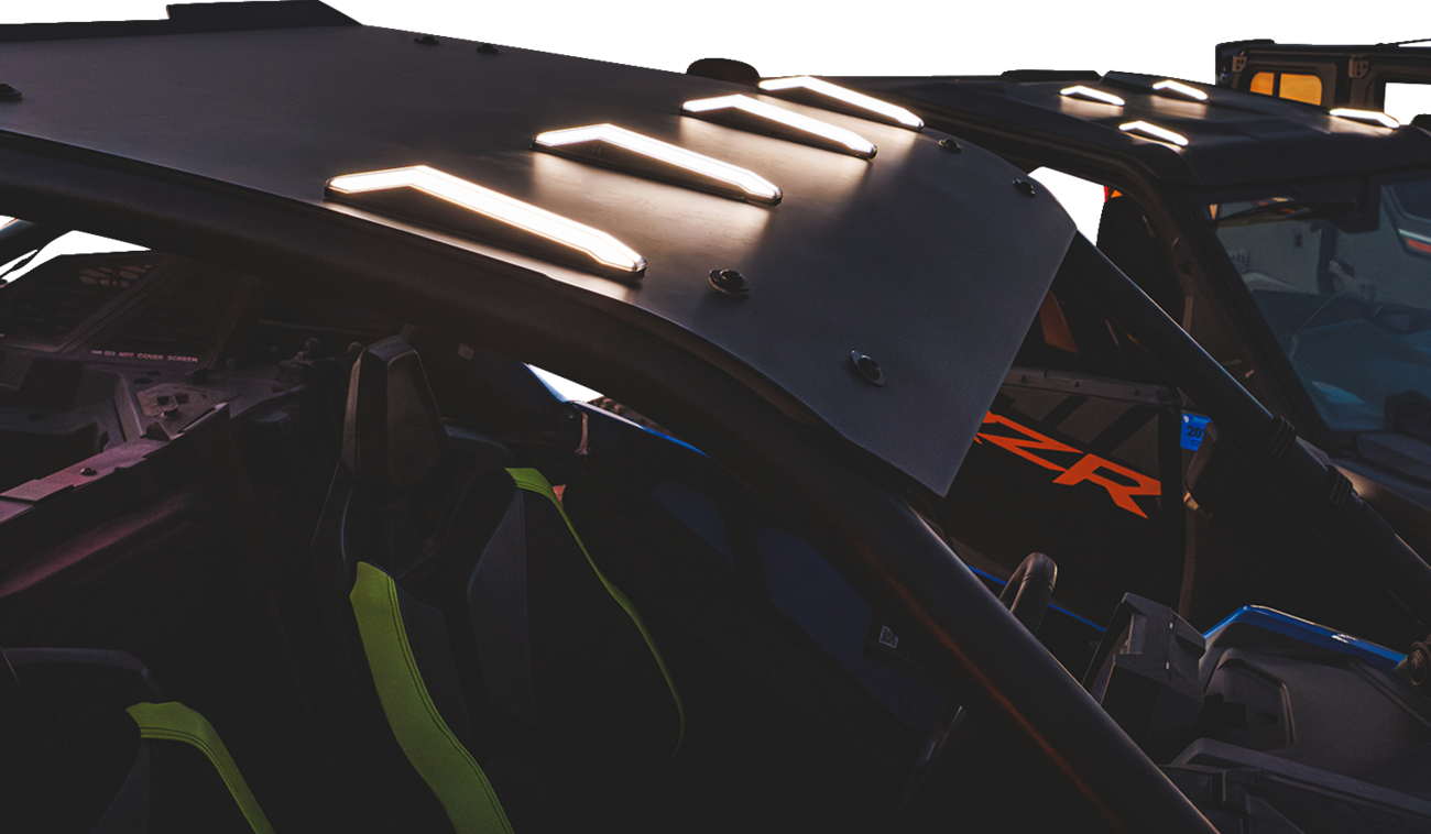 RAVEK Apex Lights™ - Running - White - Polaris RZR Pro R