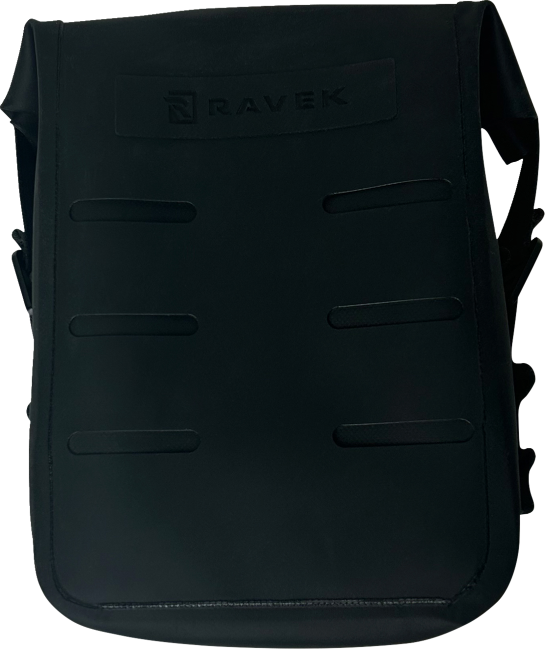 RAVEK 3540 0082 Gen3 Heavy Duty Zipperless Waterproof Cargo Storage Pouch 1 7 Liter Semi Rigid Black TPU Shell with Sonic Welded Seams and Quick Fold Closure for UTV MOLLE Panels - Moto House MX